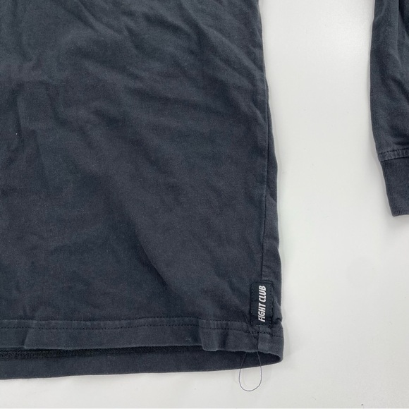 Flight club NYC FCNY graphic black minimal streetstyle long sleeve tshirt unisex - Picture 2 of 8
